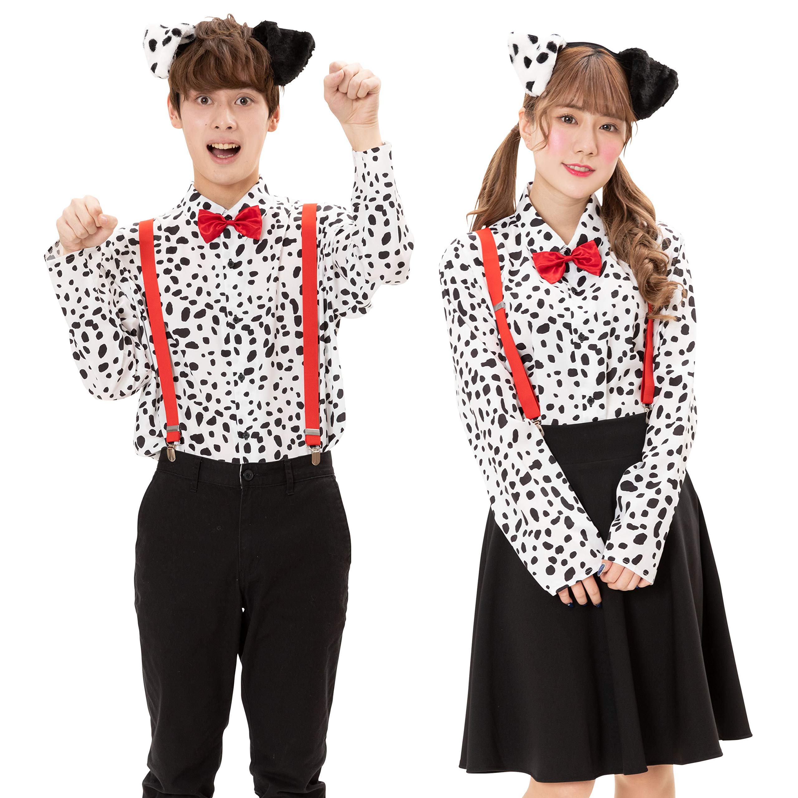

Clearstone Animal Shirt Cosplay Halloween Dalmatian Shirt Unisex Black