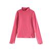 MOUS * Y Minimally Designed Half High Neck Slim Fit Base Pullover T-shirt