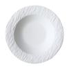 Straw Hat Plate, Pasta Plate, Western Food  Vegetable Plate, Luxury White Frosted Black and White