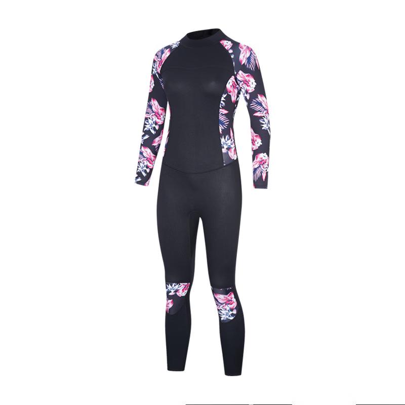 SAKINNO Women s Long Sleeve One-Piece Wetsuit M