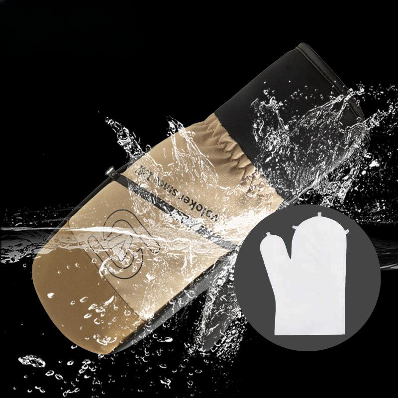 Single and Double Snowboard Gloves for Women Touch Screen Winter Outdoor Cycling Waterproof Warm and Stuffy Gloves for Men Windproof