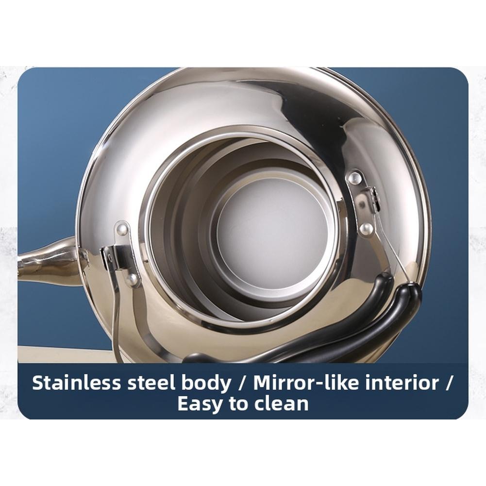 Easy Cleaning Spout Stainless Steel Kettle Whistling Water Kettle