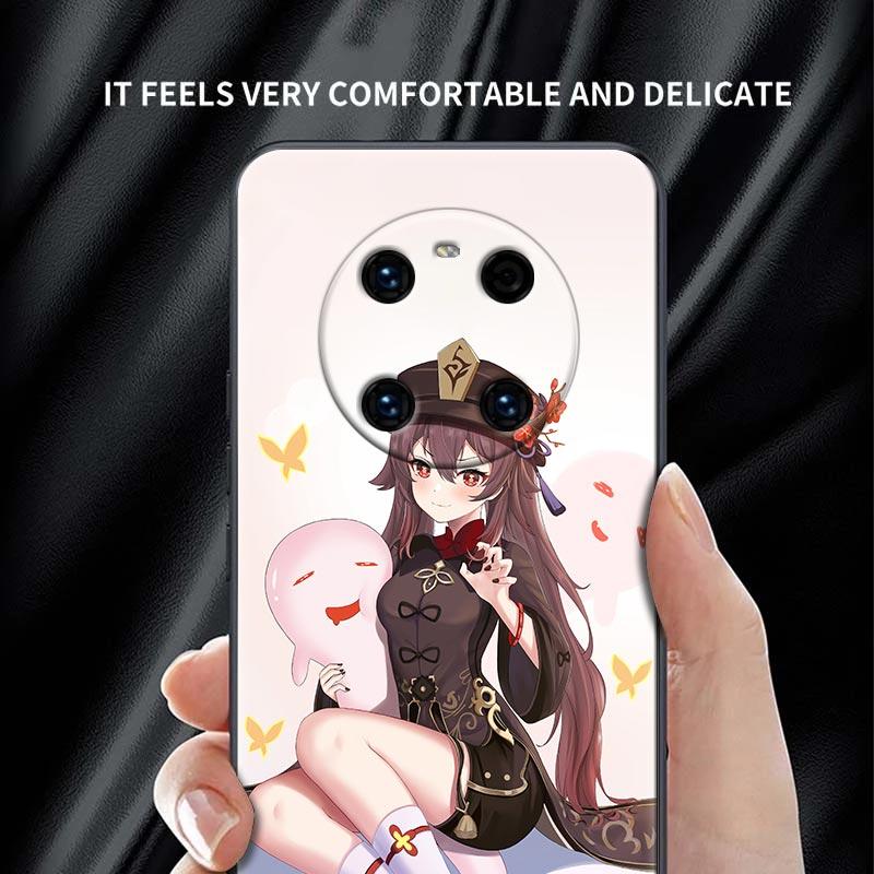Genshin Impact Hu Tao Anime Phone Case For Huawei Mate 10 20 40 40Rs Y6 Y7 Y7a Y8s Y8p Y9a Enjoy 20e 2019 5G Lite Pro Plus Cover