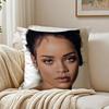 singer fashionable RRihanna Cushion Cover Pillowcase Antidustmite living Room Sofa Decor Cushion Room