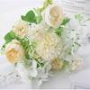 Chrysanthemum Roses Artificial Flower Bouquet for Vase Composition 32 cm - Cream