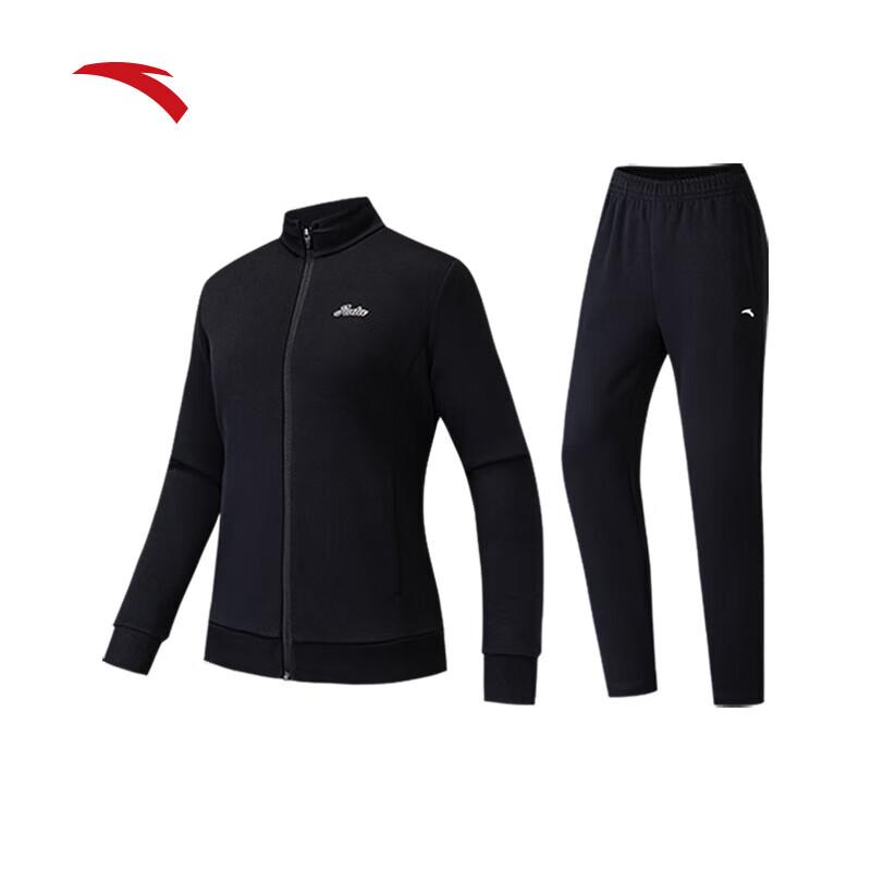 Anta Women's Easy Care Stand-Collar Sweatshirt & Pants Set