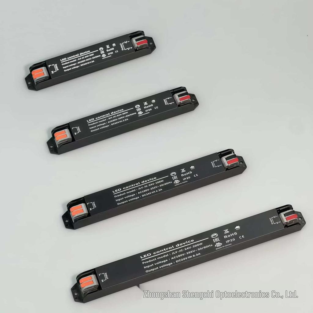 24V LED Linear Panel & Cabinet Light Low Voltage Transformer with Heat Dissipation