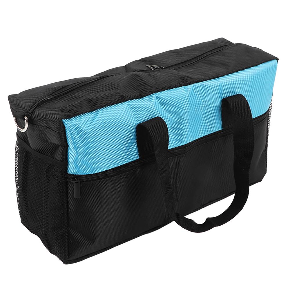 Tool Bag Heavy Duty Wide Mouth Oxford Cloth Toolbag for Electrician with Pockets Storage Organizer