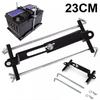 Adjustable Car Battery Hold Down Bracket 19cm 23cm Universal Battery Holder Stainless Steel Storage Tray For Automotive