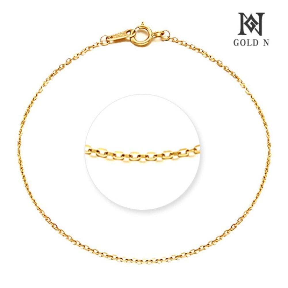 [Gold N] 14K Slimline Small Single-Line Bracelet