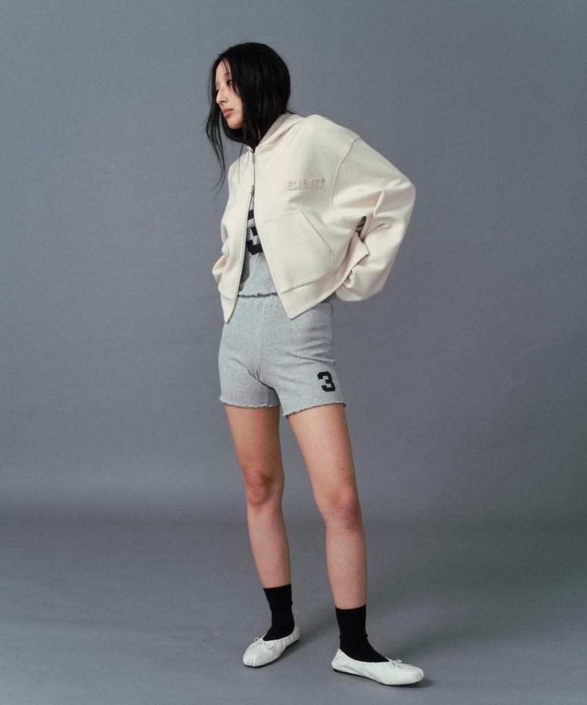 SIO 3 Frill Shorts_Gray
