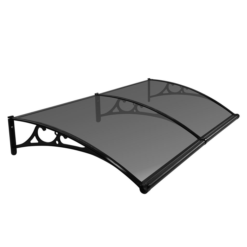 Awning for Door Entrance with Aluminum Alloy Bracket House Overdoor Awnings Long Service Life for Rain Snow Sunlight Protection