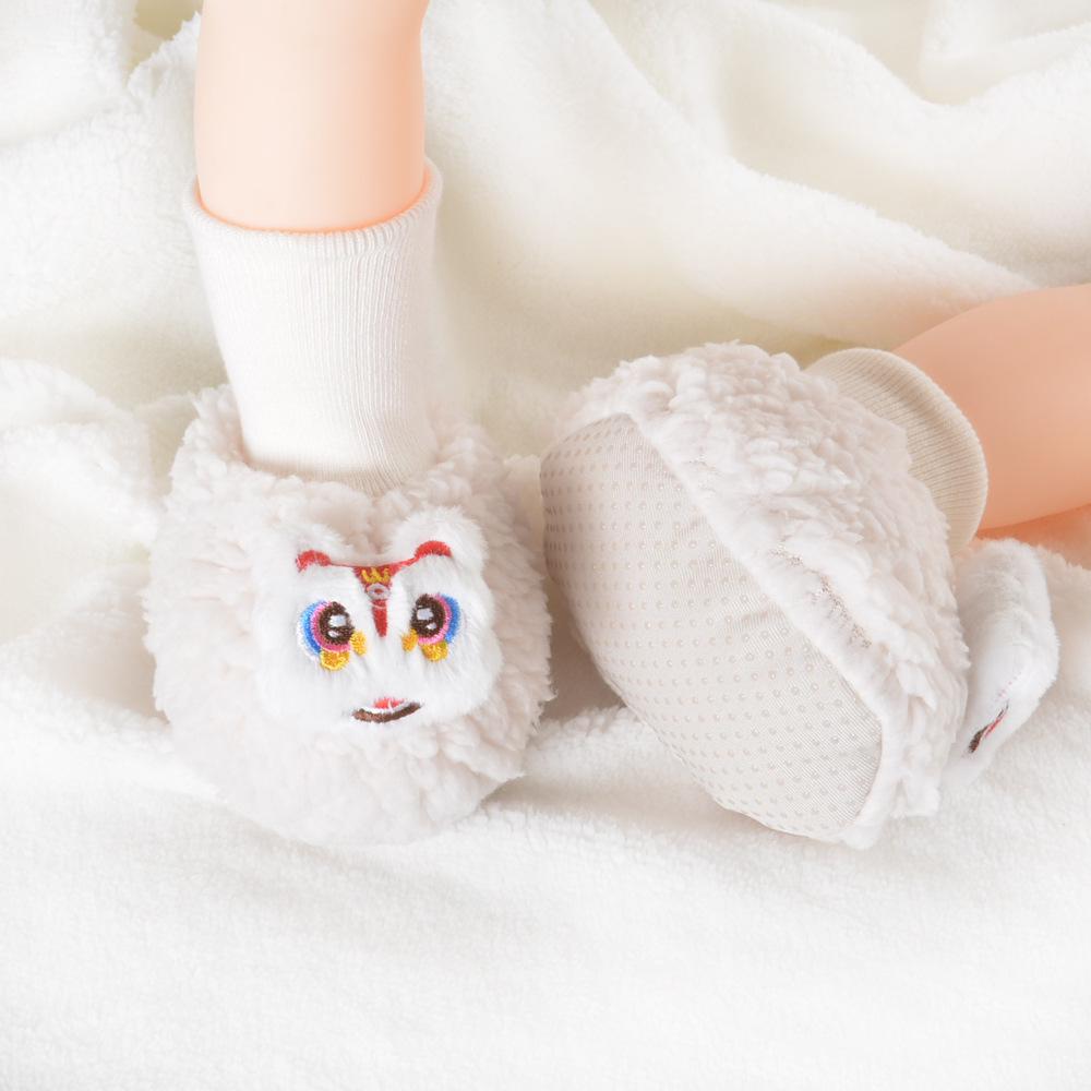 Autumn/Winter Non-Slip High-Top Baby Shoes & Socks for Boys and Girls - Newborn First Birthday Warm Footwear