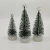 3pcs Led Mini Christmas Tree Desktop Decoration Ornaments Photography Props With Colorful Lights For Home