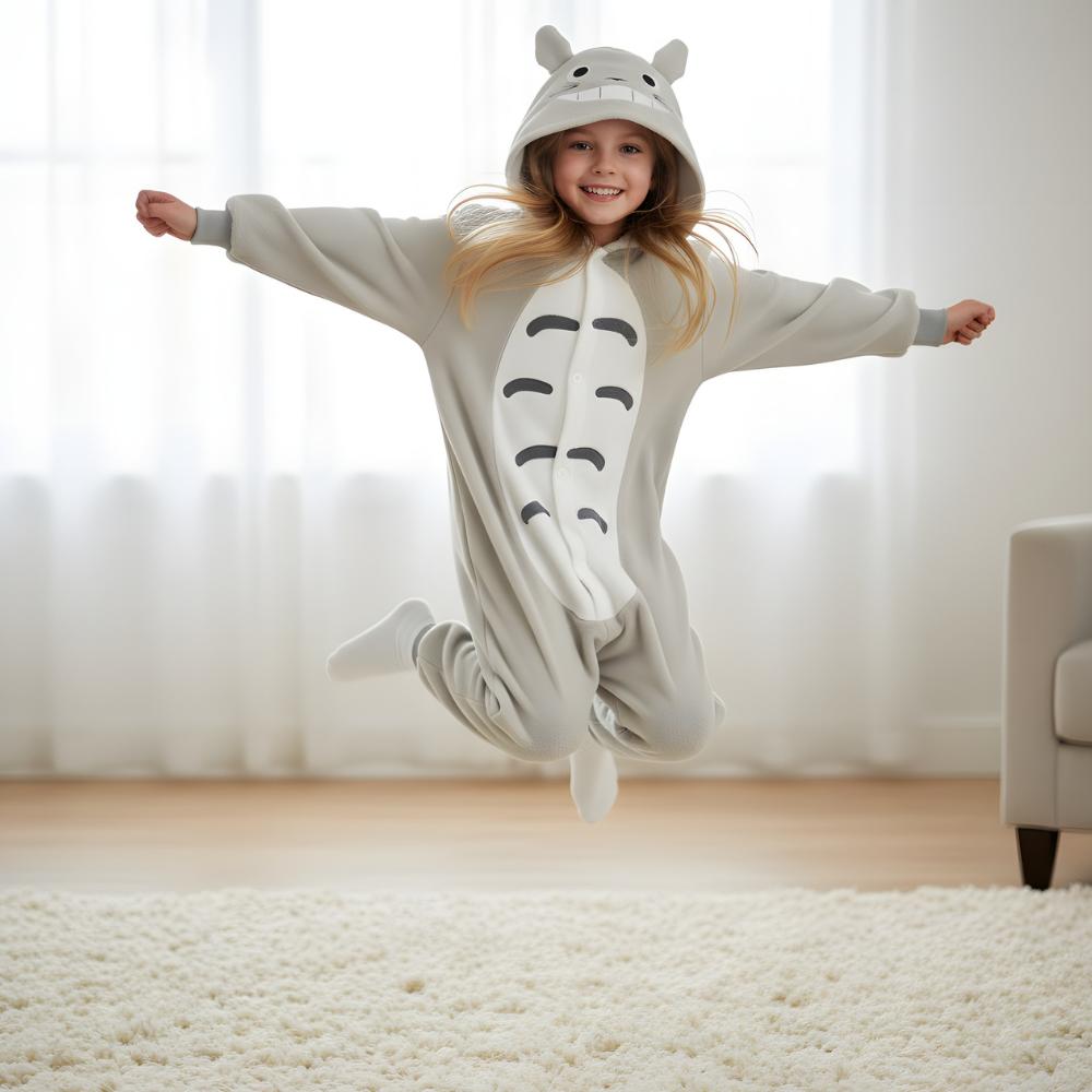 Pyžamo Onesie Kigurumi Kostým Převlek Totoro Děti 105 - 115 cm