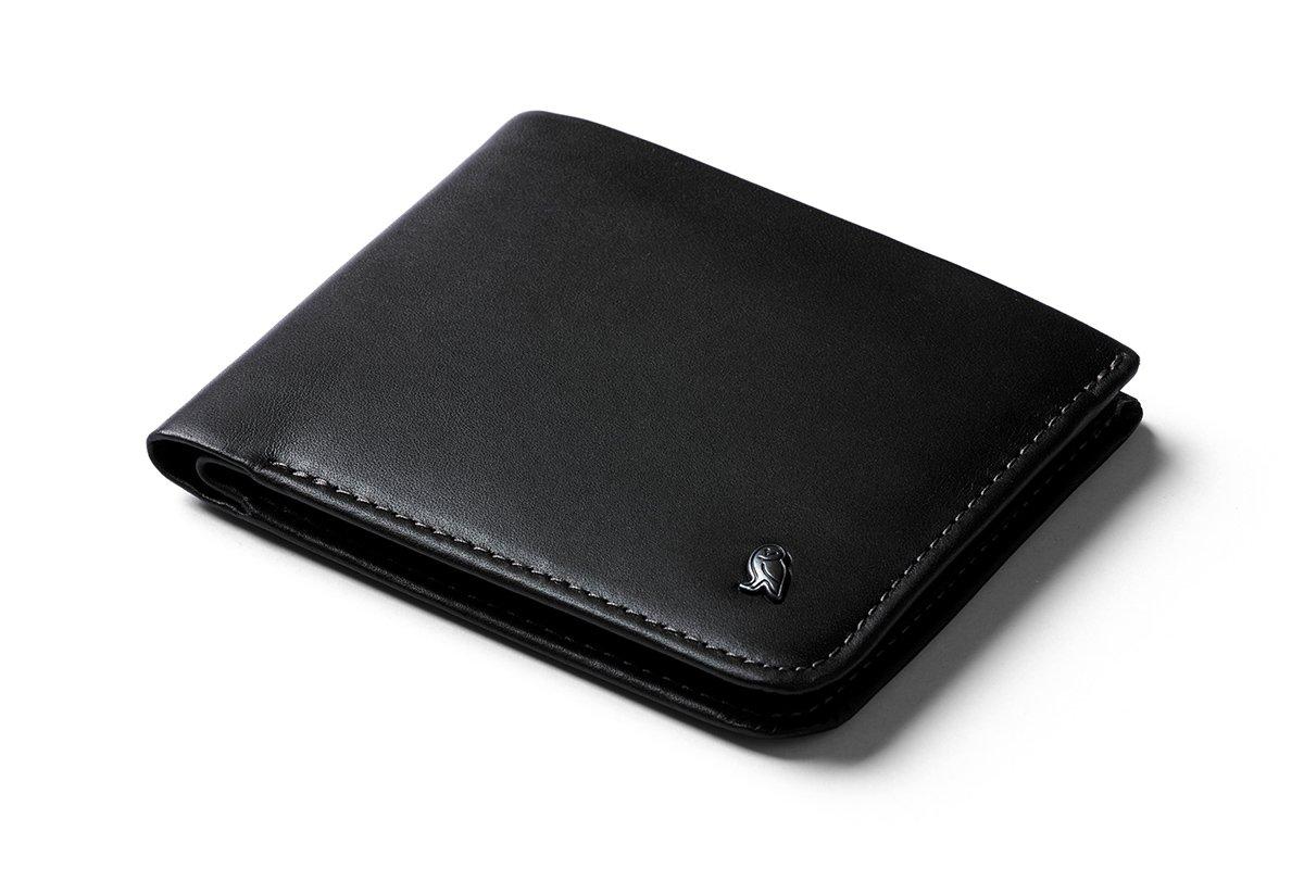 

Bellroy Hide Seek Wallet Slim Leather Bifold Wallet with RFID Protection and Hidden Pocket up to 12 and Black & - (Holds Cards, Bills, Coins) -