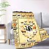 Custom Cow Breeds Home Customize Your Name Blankets Comfortable Soft Lightweight Allseason Multipurpose Blanket For Picnics Sofas Offices Beds Living