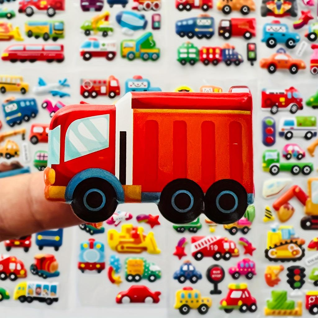 5/10pcs Car Stickers, 3D Puffy Stickers Craft Scrapbooking for Car Lovers, Party Favors, Easy to Peel, Stickers, Christmas JXB