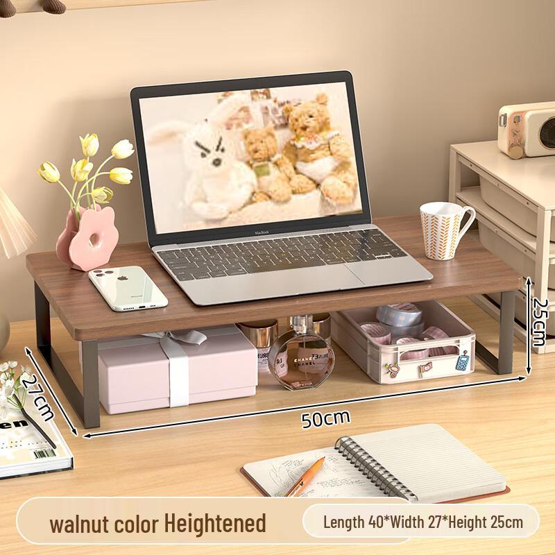 

Desktop Computer Monitor Riser with Storage