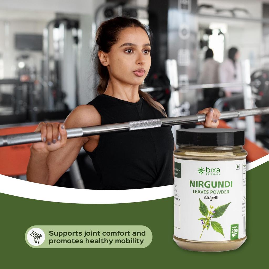 Nirgundi Powder 200g | Supports Joint Health | Mobility Support