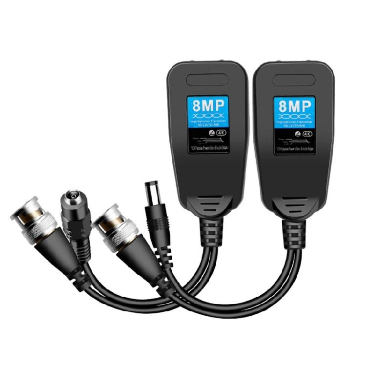 

Passive Video Balun Video Baluns for 300m Long Ranges Signal Transmission in CCTV Systems with BNC to RJ45 Adapter 1