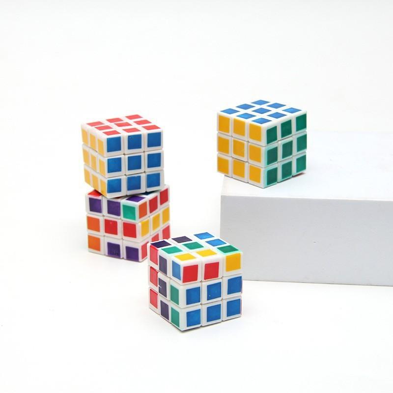 3PCS 3CM Mini Cube Puzzles 3x3x3 Fun Party Favors Kids School Rewards Classroom Prizes Perfect for Birthdays Easter Christmas