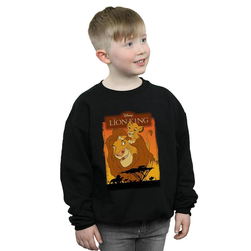 Disney Jungen-Sweatshirt „Der König der Löwen“, Simba und Mufasa