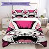 Cartoon Rabbit Pattern Bedding,Quilt Set Quilt Cover Pillowcase Home Birthday Gift (1*duvet cover+2*pillowcase,without core)ZSJT0917257