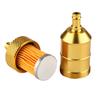 Universal 8mm Motorcycle Gasoline Oil Filter Filtration Cleaner (Golden)