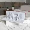 Yousheng 3D Printed Pleated Night Light Decorative Bedside Lamp with Unique Accordion Design USB Powered Table Lamp for Living Room Home Decor