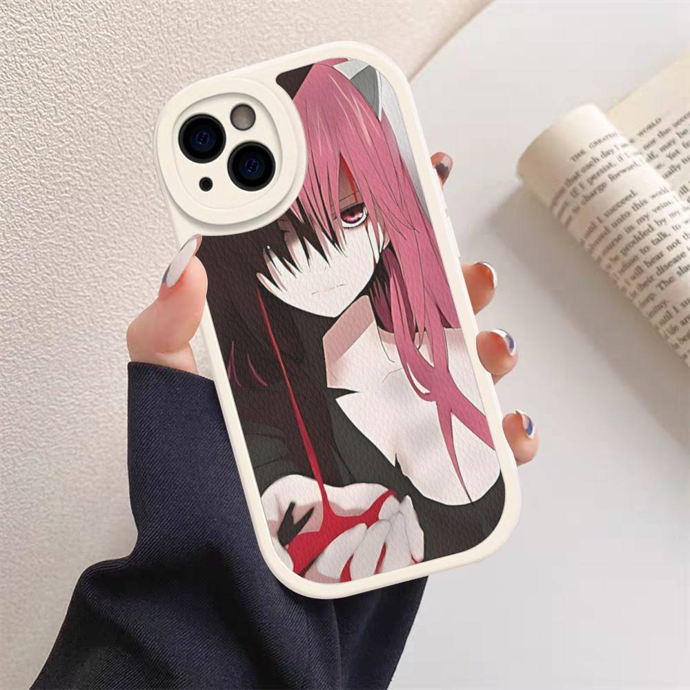

Classic Anime E-elfen L-lied Vintage Phone Case Hard Leather For IPhone 14 13 16 Mini 15 14 11 12 Pro Max Plus Fundas iphone XS