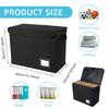 Foldable Clothing Storage Box Comic Book Storage Bag with Handle Integrated Comic Book Box Multipurpose Organizer for Home