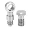 M12 Oil Feed Banjo Bolt Kit Fit for SAAB TD04 Turbo Garrett GT12 Turbine Coolant Side