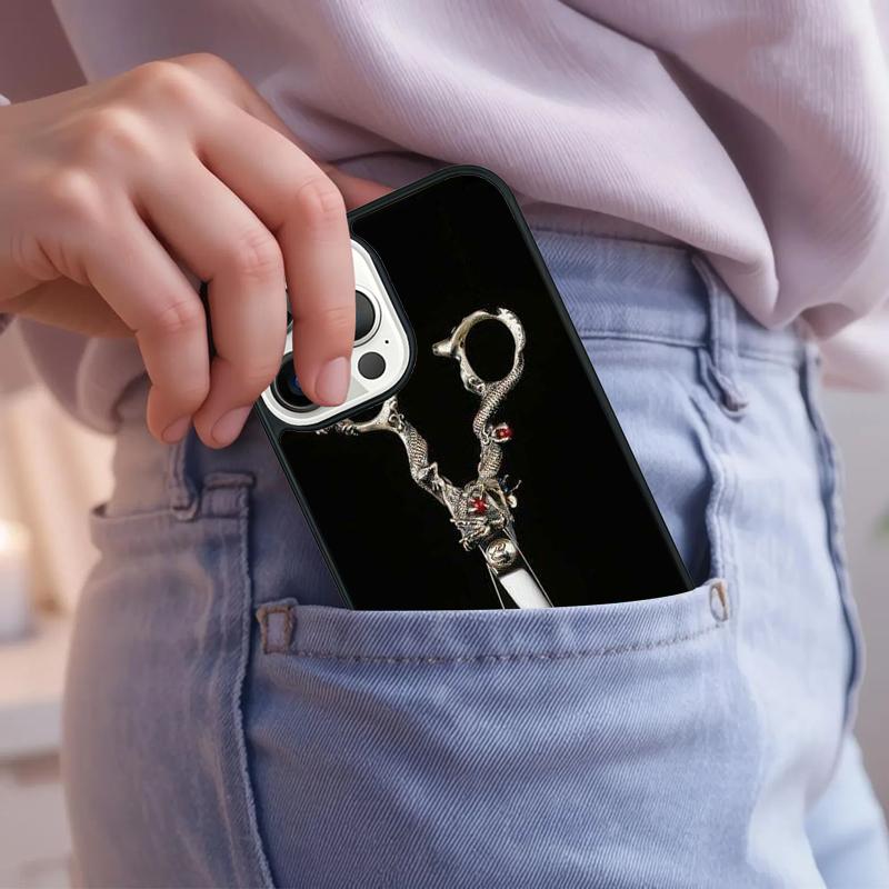 Hair Stylist Hairdresser Phone Case For iPhone 17 Air 15 16e 14 13 Pro Max Coque 12 11 Pro Max PLUS cover