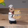 Modern Chef Resin Figurine: Stylish Kitchen & Dining Decor