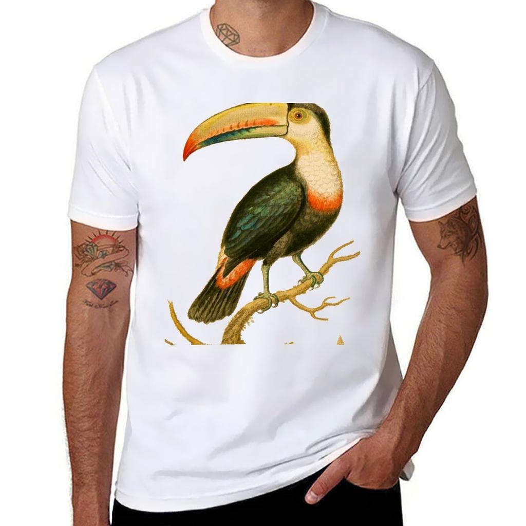 The Toucan Bird Hd Vintage Image From Encyclopedia Number 9 Tshirt Plus Size Everyday Tee Shirt