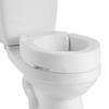Raised Toilet Seat, 136.1 Kg Load Capacity, 88.9 Mm Lift Height, Commode Elevated Toilet Seat Riser with Enlarged Opening for Seniors, Elderly