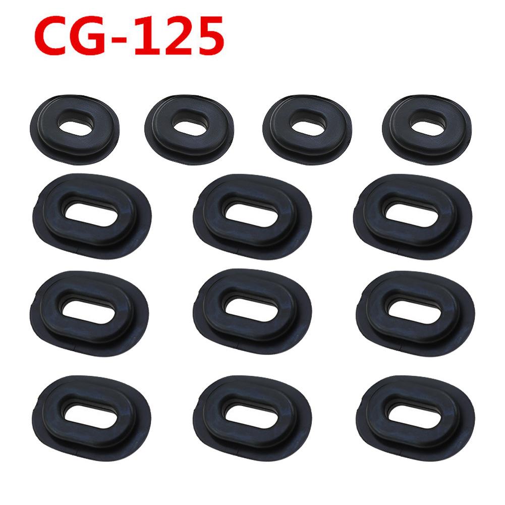 

12 шт. резиновых втулок для боковых крышек мотоцикла Goldwing, болты обтекателя для Honda CG125 CT125 CB 100 125 550K 550F 750F CL100 TL125