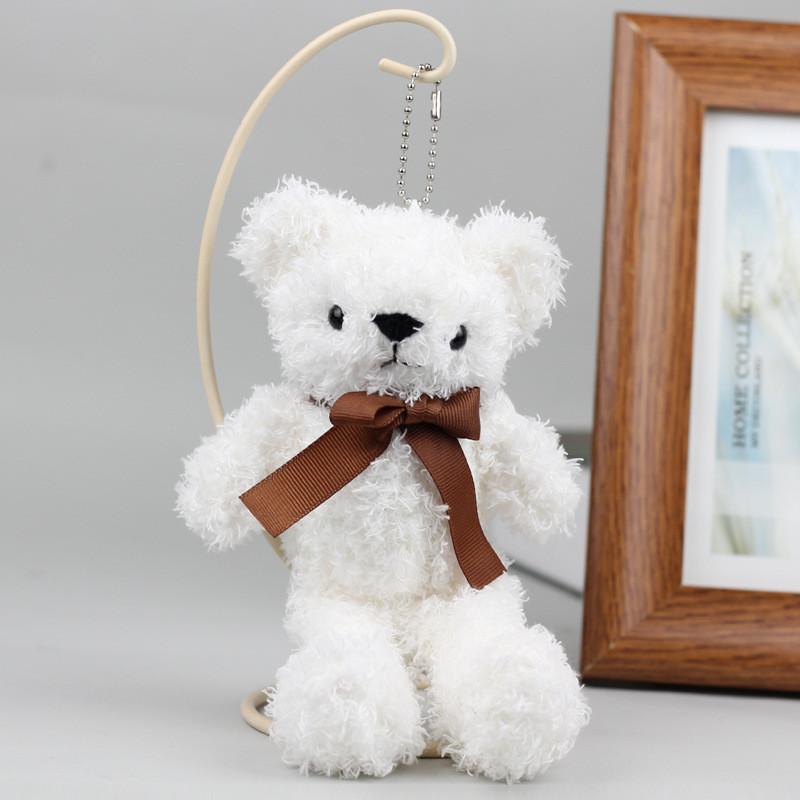 

Adorable Teddy Bear Plush Toy With Ribbon Cute Teddy Bear Backpack Charm вершковий