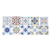 Nordic Tile Art Wall Sticker Kitchen Bathroom Waterproof And Oil-Proof Wallpaper Self-Adhesive Crystal Film Tile Sticker