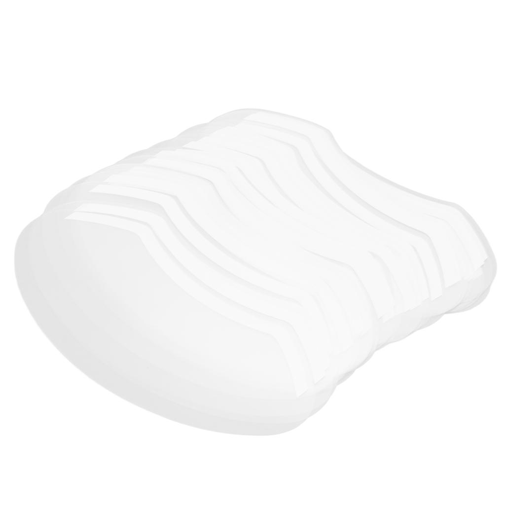 50pcs Disposable Face Visors Transparent Protective Shower Visors for Eyeliner Eyebrow Tattooing Eyelash Extension Hair