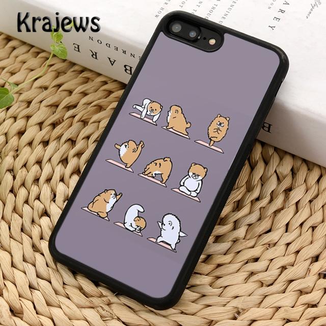 Krajews Pomeranian Puppy Dog Phone Case Cover For iPhone 16 15 14 Plus XS XR 11 12 Mini 13 Pro Max Coque Shell Fundas