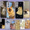 Animal Shiba Inu Dog Phone Case For Samsung Galaxy S25 Edge S24 S23 FE S21 S20 Plus S22 S26 Ultra Cover Clear Cases TPU Capa She