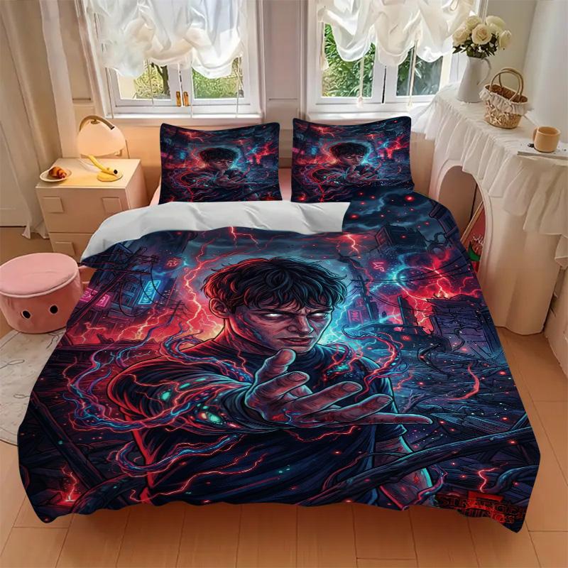 Electric City Bedding 3 Piece Set HD Print Duvet Cover Pillowcases for Teens Adult Bedroom Decoration Christmas Gift