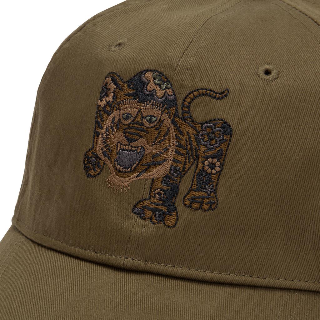 Unisex Onitsuka Tiger Cotton Baseball Caps Unisex Khaki Green