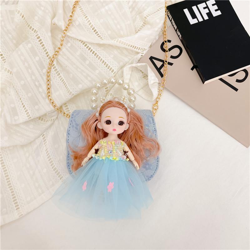 Fashionable Korean Style Mini Pearl Handbag For Kids With Cute Cartoon Design