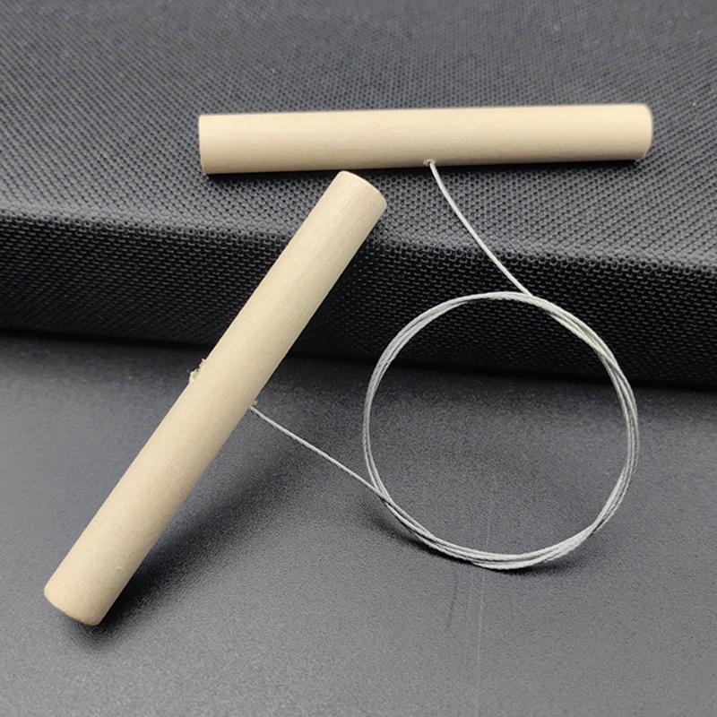 Clay Wire Cutter Sharp Clay Cutter with 2 Soft Rubber Handle Comfortable Clay Cutting Tools Multifunctional Pottery Wheel Tools