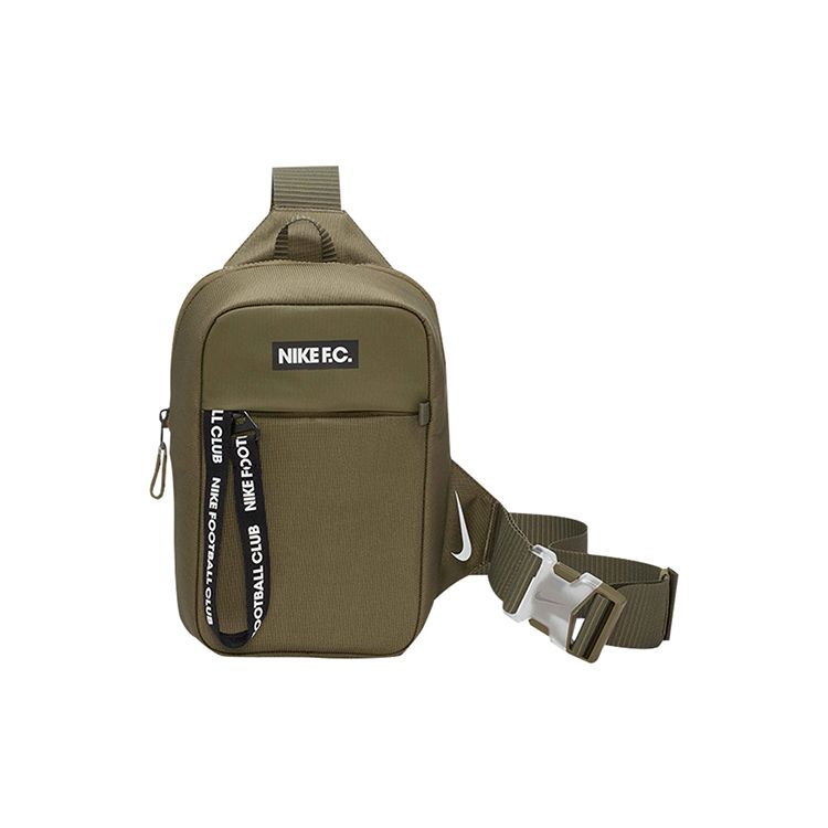 

Nike F.C. Crossbody Sp21 Zipper Closure Fabric Shoulder Bag Unisex Bags Light-Green CU8098-222 Light Green