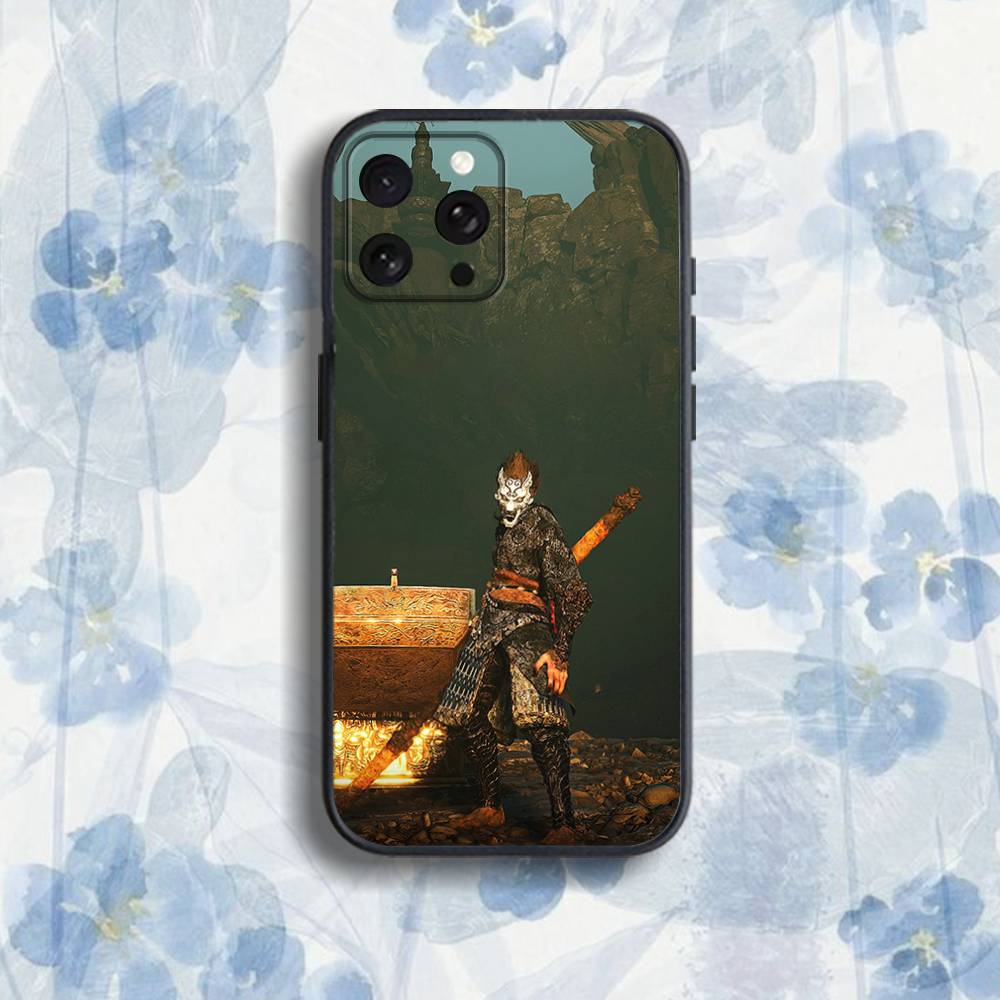 B-Blacks Myths Wu-Kong-s Phone Case For iPhone 17,16,15,14,13,12,Pro,Max,Plus,E,SE4,Air,Mini Black Soft Box