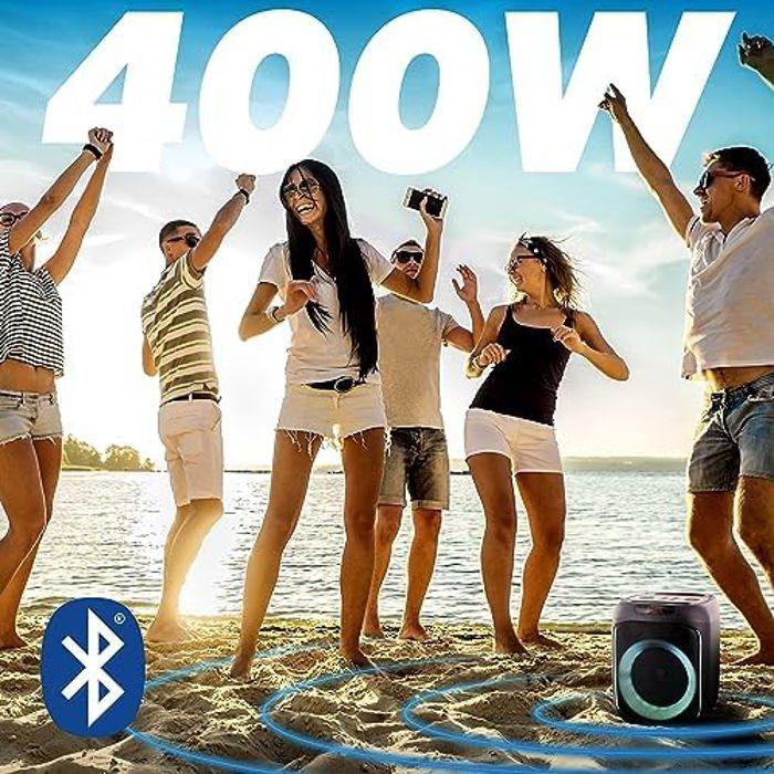 Kabelloser Lautsprecher - T'NB - Cube Blaster - 40 Watt RMS - Bluetooth 5.0 - RGB 4 Modi